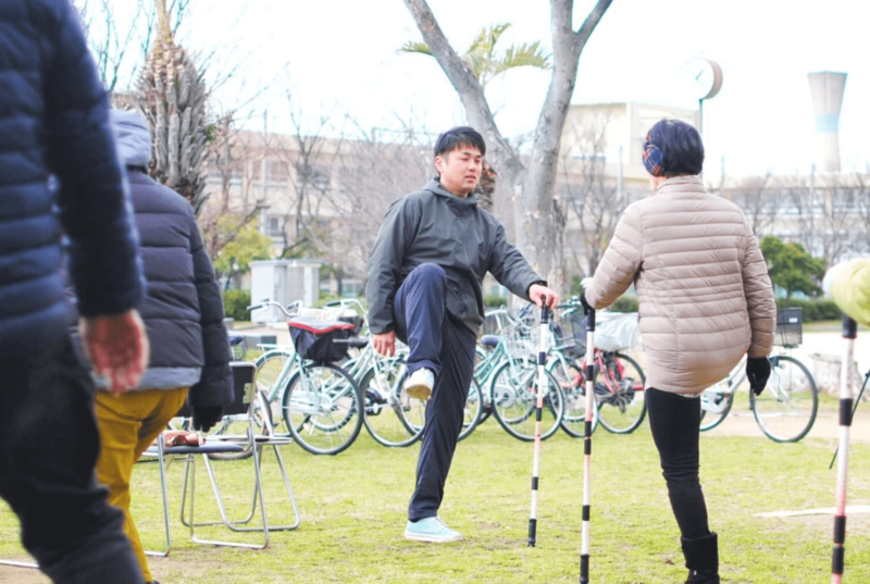 アシスティックを使った体幹ケア